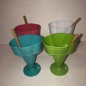 Ice cream bowl & spoon set